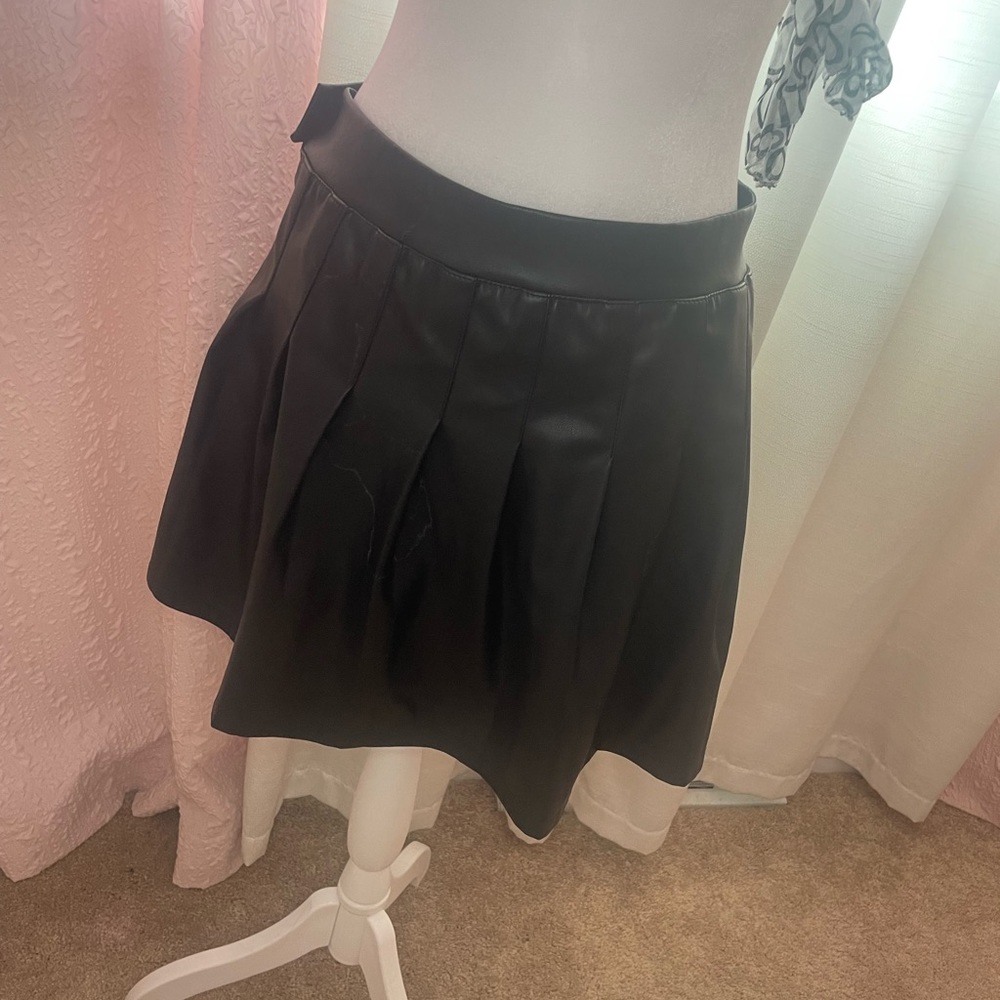 Women’s leather skirt